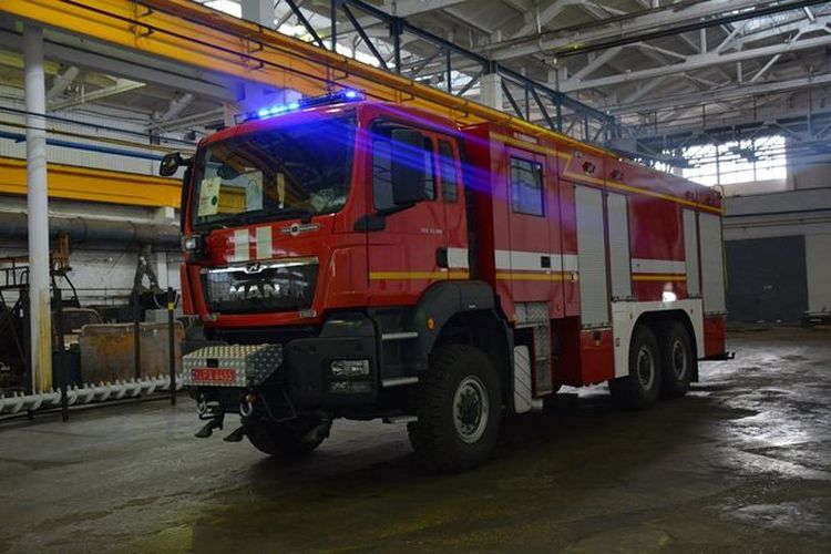 В Украине построили уникальный пожарный автомобиль